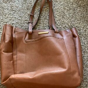 Brown Leather Tote Bag
